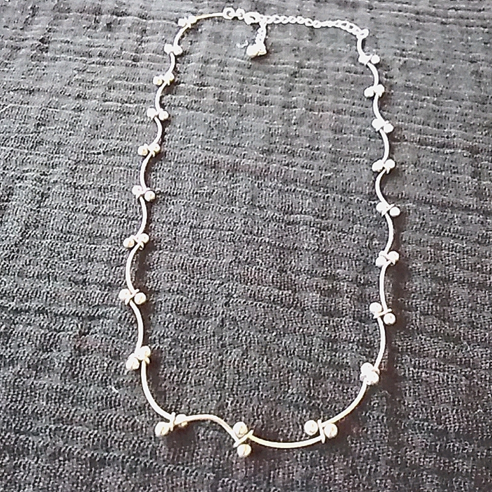 Sterling silver necklace.